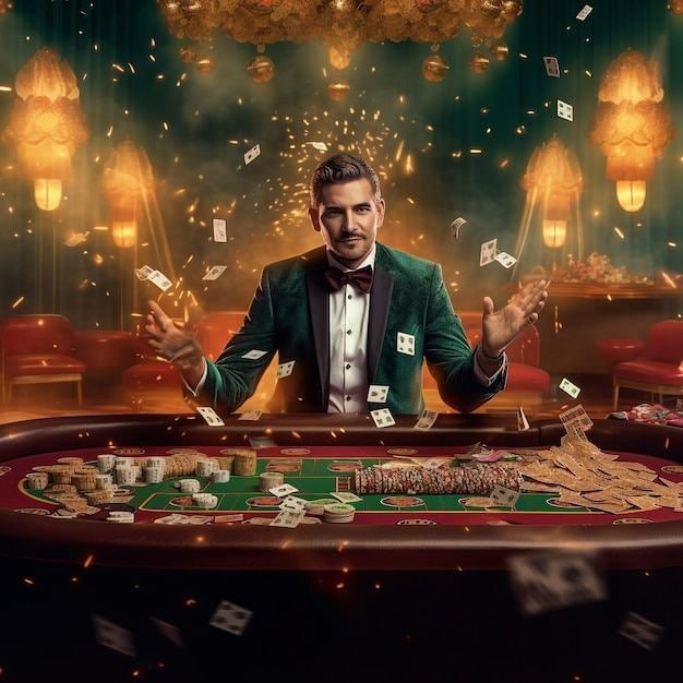 Antarmuka aplikasi mobile lion kasino menampilkan menu utama dengan kategori sportsbook, live-dealer, dan slot.